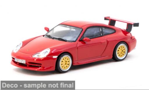 Modelauto Porsche 911 GT3 rood 1999 1/64 Tarmac Works