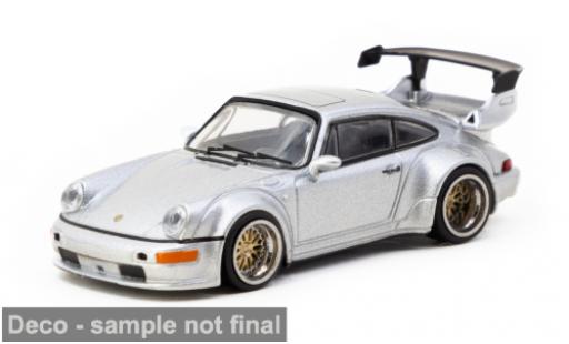 Modelauto Porsche 911 RWB grijs 1/64 Tarmac Works