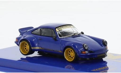 Modelauto Porsche 911 RWB Backdate blauw Pandora One 1/64 Tarmac Works