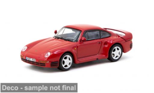 Modelauto Porsche 959 Base rood 1/64 Tarmac Works