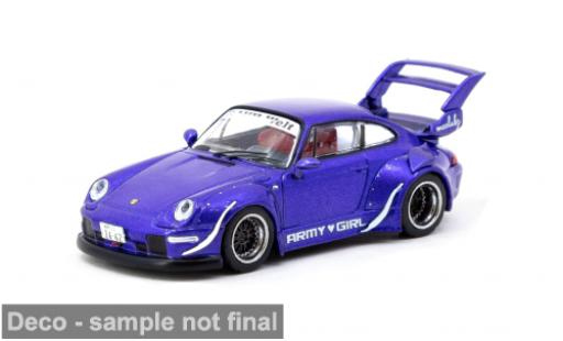 Modelauto Porsche 911 RWB Army Girl 1/64 Tarmac Works