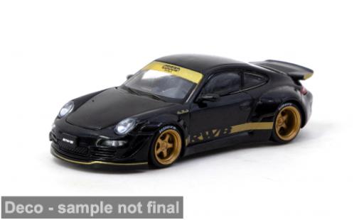 Modelauto Porsche 911 RWB zwart 1/64 Tarmac Works