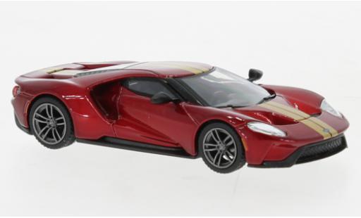 Modelauto Ford GT Berlinetta rood 1/64 Tarmac Works