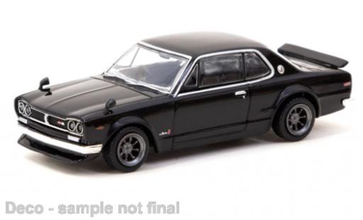 Modelauto Nissan Skyline 2000 GT-R (KPGC10) zwart 1/64 Tarmac Works