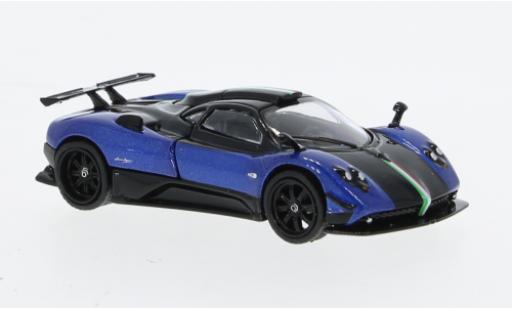 Modelauto Pagani Zonda Cinque metallic blauw 1/64 Tarmac Works