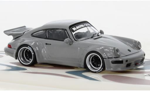 Modelauto Porsche 911 RWB grijs 1/64 Tarmac Works