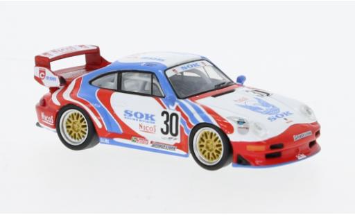 Modelauto Porsche 911 GT2 Sogo-Keibi 1/64 Tarmac Works