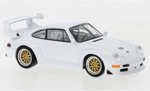 Modelauto Porsche 911 GT2 wit 1/64 Tarmac Works