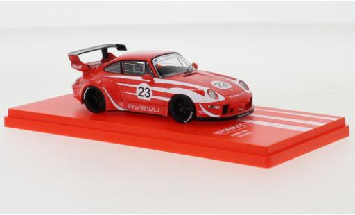 Modelauto Porsche 911 RWB rood WU 1/64 Tarmac Works