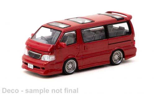 Modelauto Toyota Hiace Waggon Douane rood 1/64 Tarmac Works