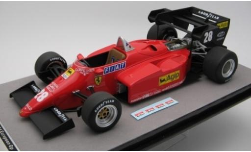 Modelauto Ferrari 126 C4 -M2 No.28 Scuderia formule 1 GP Europa 1984 R.Arnoux 1/18 Tecnomodel