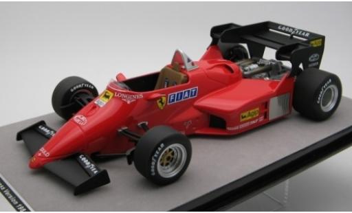 Modelauto Ferrari 126 C4 -M2 rood Scuderia formule 1 1984 v&Atilde;&copy;hicule de pr&Atilde;&copy;sentation 1/18 Tecnomodel