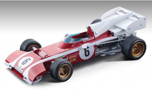 Modelauto Ferrari 312 B2 No.6 formule 1 GP S&Atilde;&frac14;dafrika 1972 C.Regazzoni 1/18 Tecnomodel