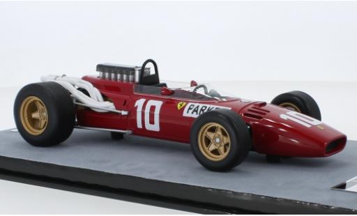 Modelauto Ferrari 312 F1 No.10 Scuderia formule 1 GP N&Atilde;&frac14;rburgring 1966 M.Parkes 1/18 Tecnomodel