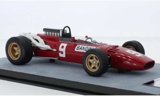 Modelauto Ferrari 312 F1 No.9 Scuderia formule 1 GP Duitsland 1966 L.Bandini 1/18 Tecnomodel