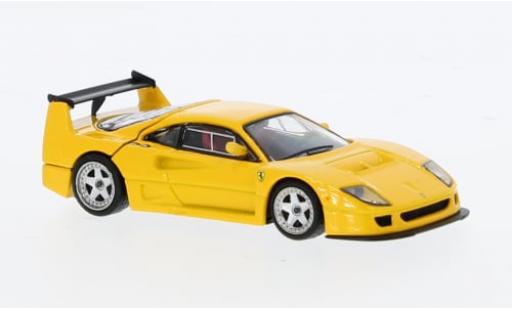 Modelauto Ferrari F40 LM geel 1996 1/64 Tecnomodel