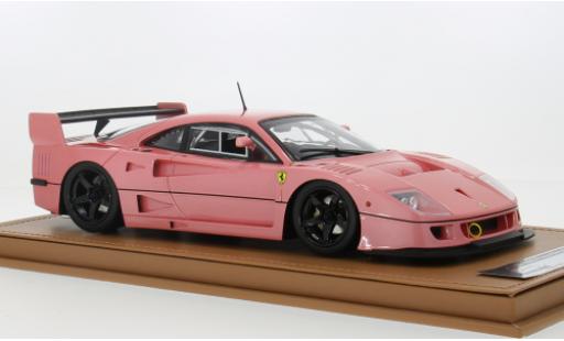 Modelauto Ferrari F40 LM metallic roze 1996 1/18 Tecnomodel
