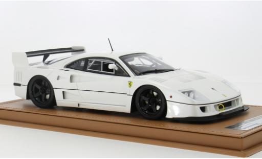 Modelauto Ferrari F40 LM metallic wit 1996 1/18 Tecnomodel