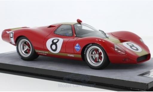 Modelauto Ford P68 Course RHD No.8 1000 Km N&Atilde;&frac14;rburgring 1968 C.Irwin/P.Rodriguez 1/18 Tecnomodel