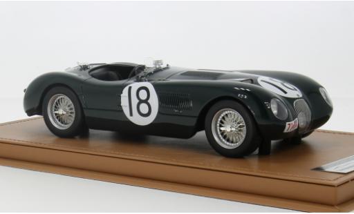 Modelauto Jaguar C-Type Course No.18 Racing 24h Le Mans 1953 1/18 Tecnomodel
