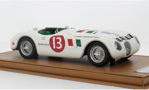 Modelauto Jaguar C-Type Course RHD No.13 Carrera Panamericana 1953 1/18 Tecnomodel