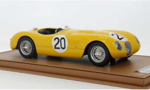 Modelauto Jaguar C-Type Course Spider RHD No.20 Racing 24h Le Mans 1953 1/18 Tecnomodel