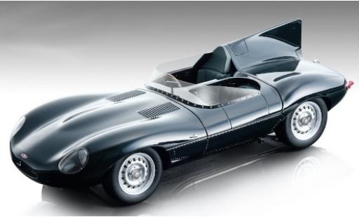 Modelauto Jaguar D-Type Long Nose groen RHD 1957 Pressefahrzeug 1/18 Tecnomodel