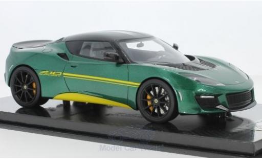 Modelauto Lotus Evora S 410 metallic groen 2017 1/18 Tecnomodel