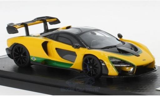 Modelauto McLaren Senna Base 2018 Brazil Colour Version 1/18 Tecnomodel