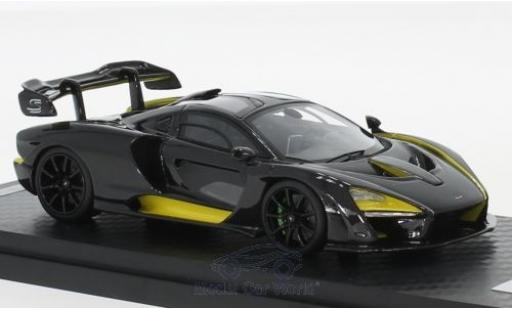 Modelauto McLaren Senna Base carbon/geel 2018 1/18 Tecnomodel