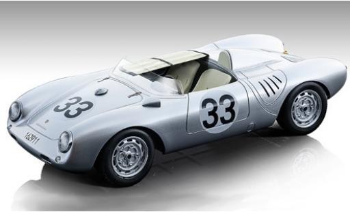 Modelauto Porsche 550 1957 A RS No.33 KG 24h Le Mans H.Herrmann/R.von Frankenberg 1/18 Tecnomodel
