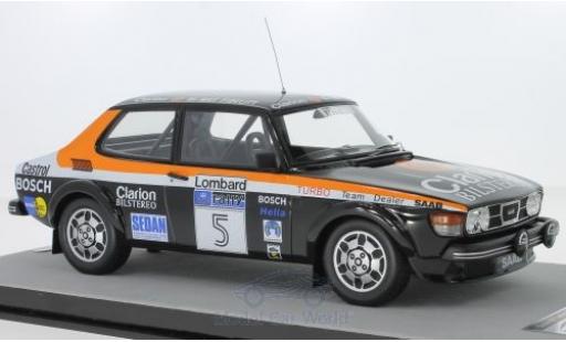 Modelauto Saab 99 Rally Costa Smeralda Turbo No.5 1980 S.Blomqvist/B.Cederberg 1/18 Tecnomodel