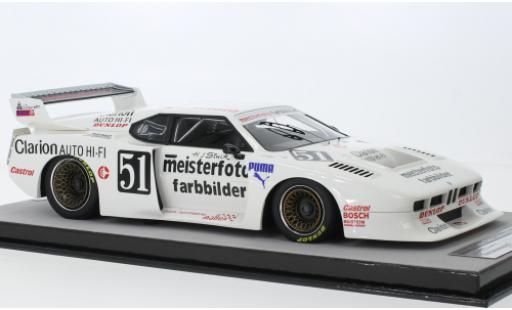Modelauto Bmw M1 1981 Turbo No.51 Team Schnitzer Meisterfoto Farbbilder DRM Salzburgring 1/18 Tecnomodel
