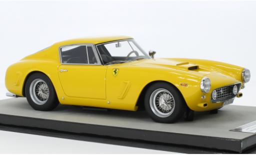 Modelauto Ferrari 250 SWB GT Clienti Corsa geel 1962 1/18 Tecnomodel