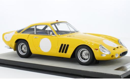 Modelauto Ferrari 330 LMB geel RHD 1963 1/18 Tecnomodel