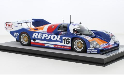 Modelauto Porsche 911 1991 C RHD No.16 Repsol 24h Le Mans 1/18 Tecnomodel