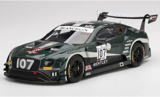Modelauto Bentley Continental course GT3 RHD No.107 M-Sport Team 24h Spa 2019 J.M.Gounon/S.Kane/J.Pepper 1/18 Top Speed