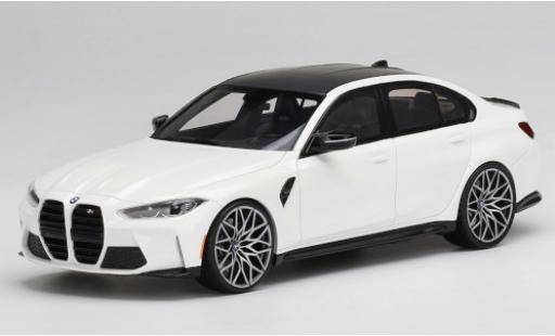 Modelauto Bmw M3 Competition (G80) wit 2021 1/18 Top Speed