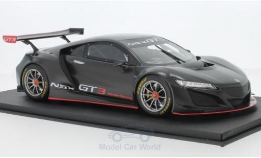 Modelauto Honda NSX GT3 mat-grijs 2017 Presentation 1/18 Top Speed