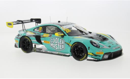 Modelauto Porsche 911 GT3 R No.27 Hubauto Racing Fia GT World Cup Macau 2023 1/18 Top Speed
