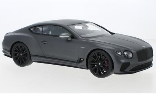 Modelauto Bentley Continental GT Speed mat-antraciet 2022 1/18 Top Speed