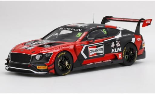 Modelauto Bentley Continental course GT3 No.5 Champion Witpain GT Series 2018 1/18 Top Speed