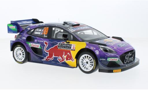 Modelauto Ford Puma Rally1 No.19 M-Sport World Rally Team Red Bull Rally WM Rally Monte Carlo 2022 1/18 Top Speed