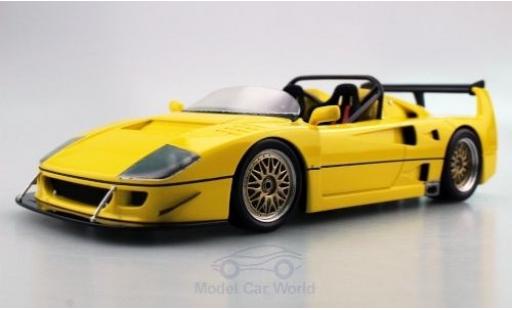Modelauto Ferrari F40 LM Beurlys Barchetta geel 1/18 Topmarques Collectibles