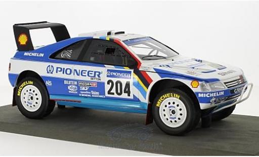 Modelauto Peugeot 405 Base GT T-16 No.204 Pioneer Rally Paris Dakar 1989 A.Vatanen/B.Berglund 1/18 Topmarques Collectibles
