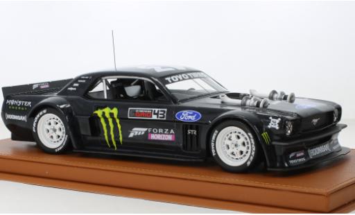 Modelauto Ford Mustang Hoonigan mate zwart 1965 1/18 Topmarques Collectibles