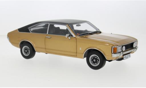 Modelauto Ford Granada Berlina Consul Coup&Atilde;&copy; Serie 2 gold/zwart 1975 1/18 Touring