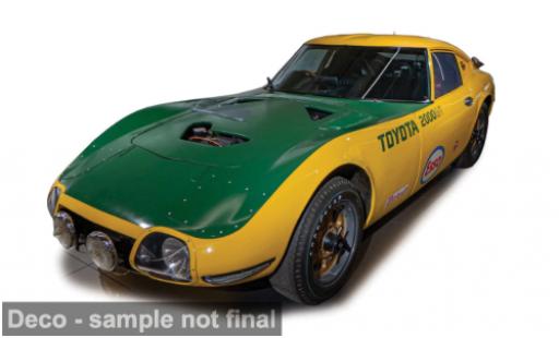 Modelauto Toyota 2000 GT 1966 geel/groen 1/64 IXO America