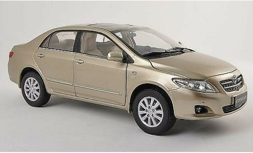 Toyota Corolla Base 1/18 Paudi gold 2007 modelauto