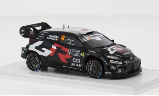 Modelauto Toyota Yaris Rally1 GR Rally 1 Rally Monte Carlo 2025 #18 T.Katsuta/A.Johnston 1/43 Spark